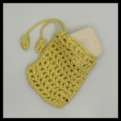 Sac à savon jaune </br>(CHF 10.-) </br>(sans savon)