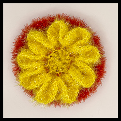 Fleur jaune/rouge <br>(CHF 18.-)