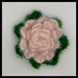 Fleur rose/vert <br>(CHF 18.-)