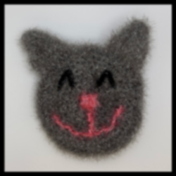 Chat gris/rose (CHF 18.-)