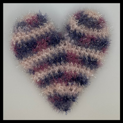 Cœur bi-mauve <br>(CHF 15.-)